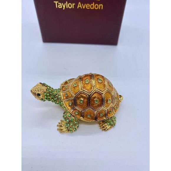 Taylor Avedon Turtle Jewelry/Trinket Box - Picture 2 of 5